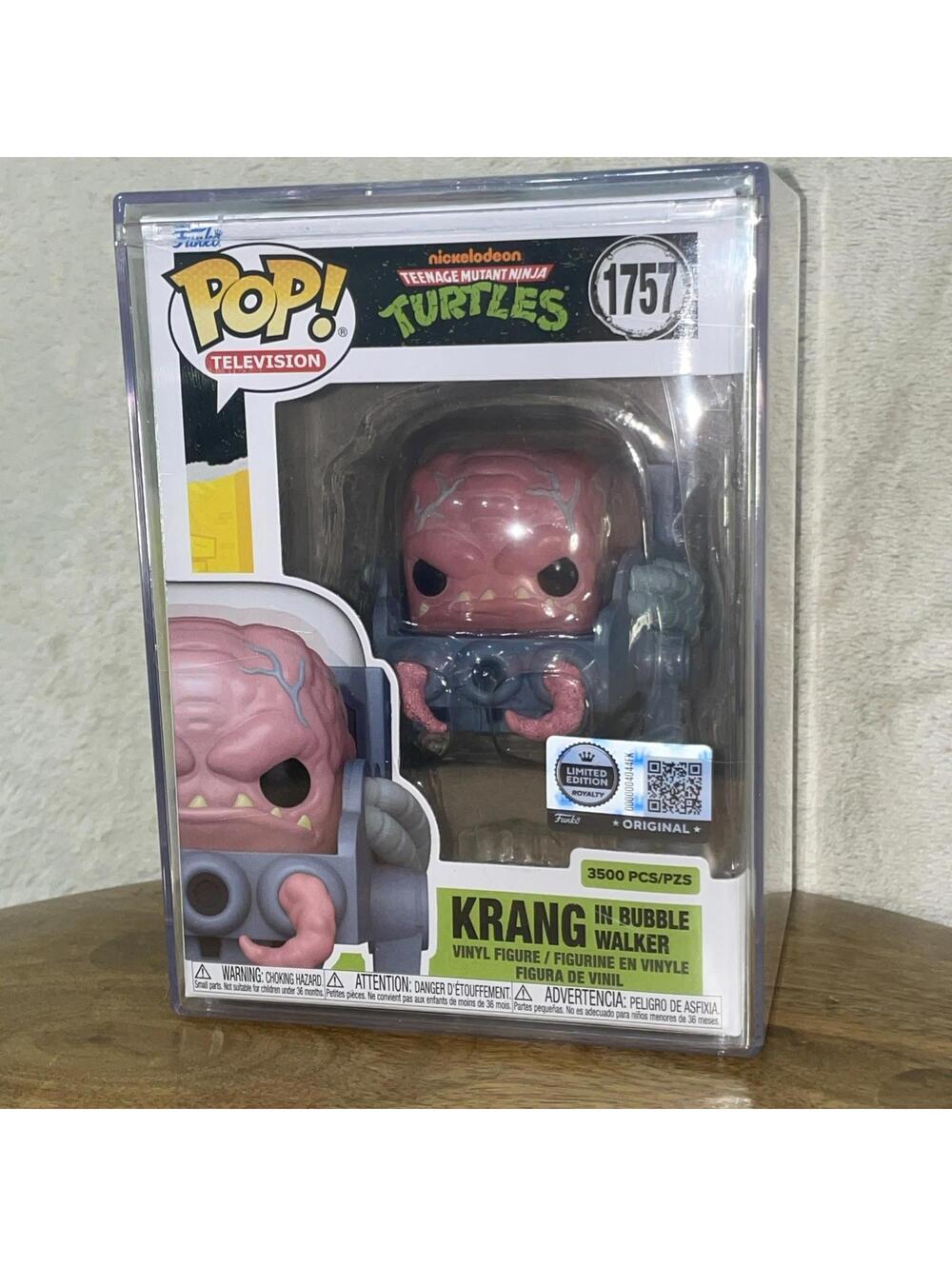 Funko Pop! Teenage Mutant Ninja Turtles #1757 Krang In Bubble Walker LE 3500 Pcs
